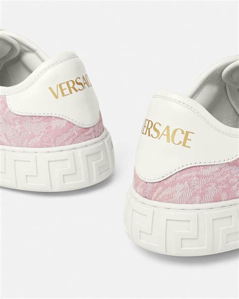 versace shoes barocco pink